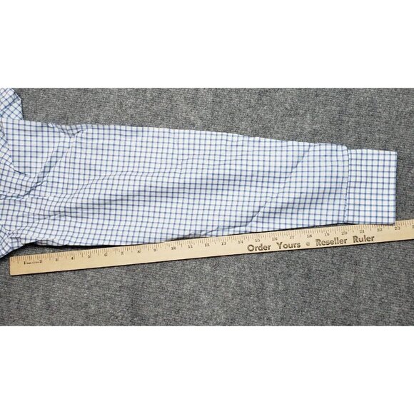 UNTUCKit Delaney WF Shirt Mens LT Tall Regular Multicolor Check Button Up New - Picture 9 of 10